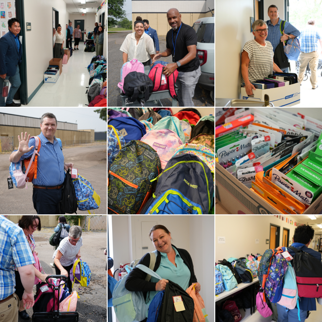 Backpack Drive Blog Collage