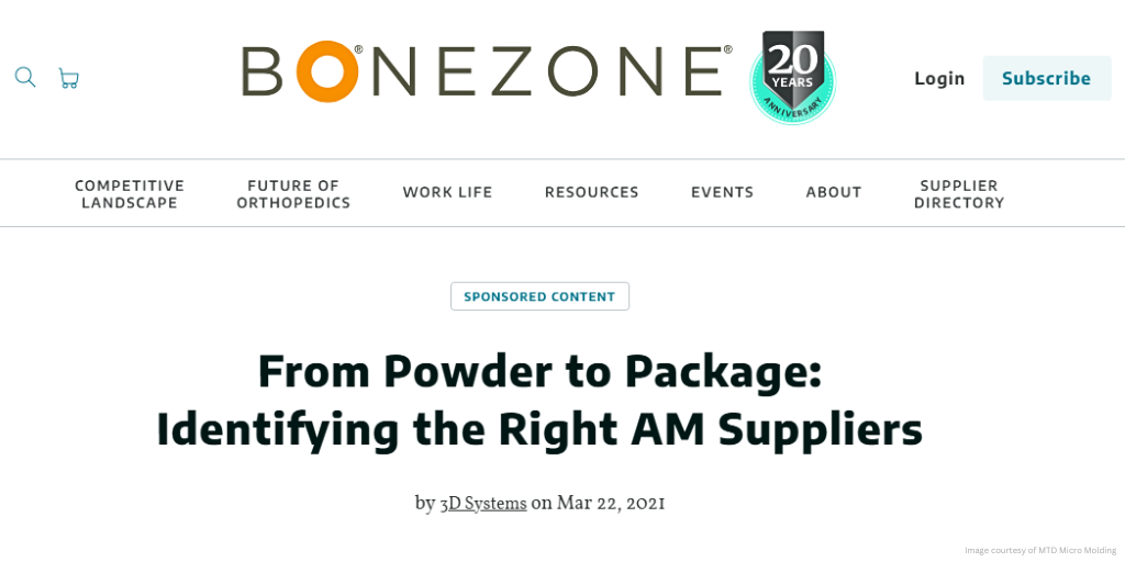 From Powder to Package: Identifying the Right AM Suppliers