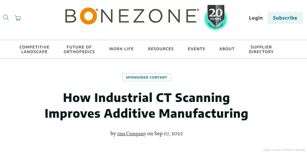 How Industrial CT Scanning Improves Additive Manufacturing